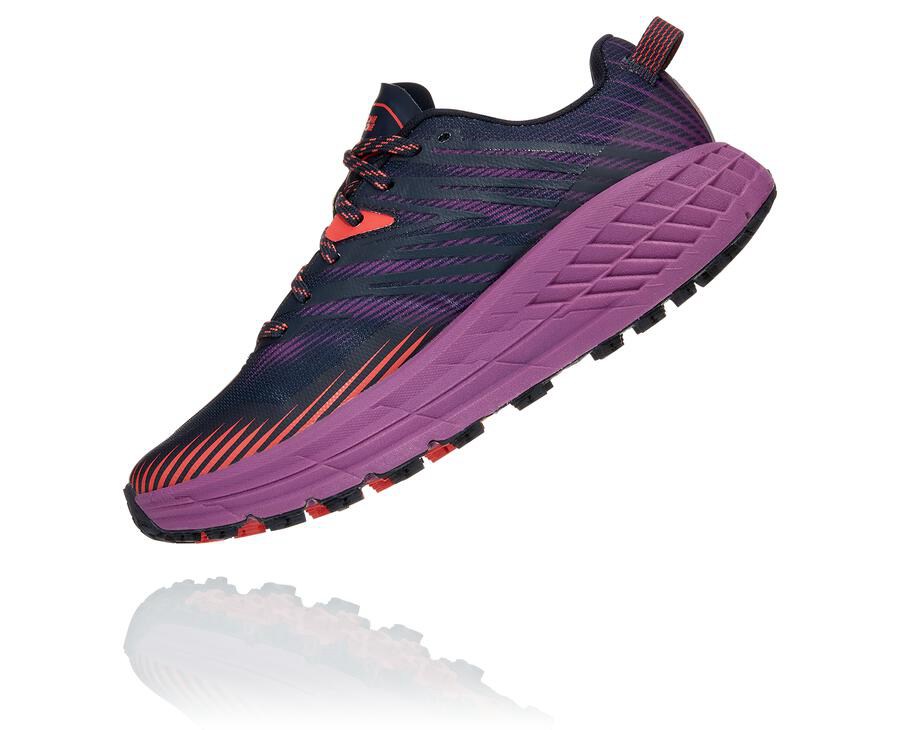 Hoka One One Trailove Tenisky Damske Námornícka Modrá - Speedgoat 4 - 36914-GXUY